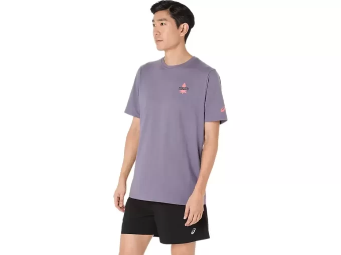 T-SHIRT UNISEX ASICS NATURE A MANICHE CORTE