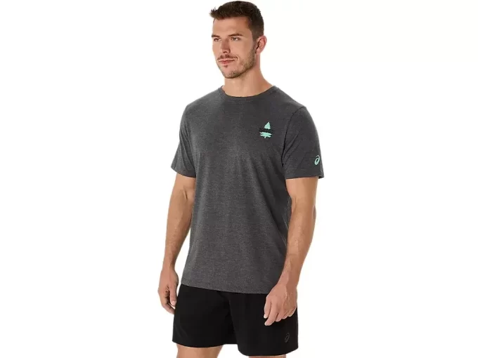 T-SHIRT UNISEX ASICS NATURE A MANICHE CORTE