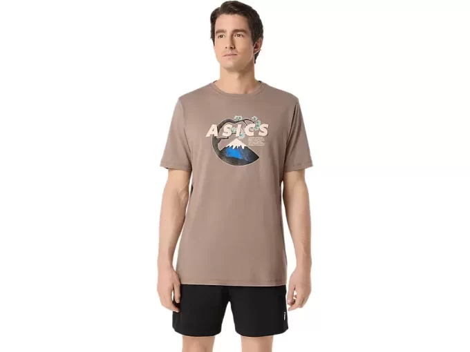 T-SHIRT UNISEX ASICS OUTDOOR A MANICHE CORTE