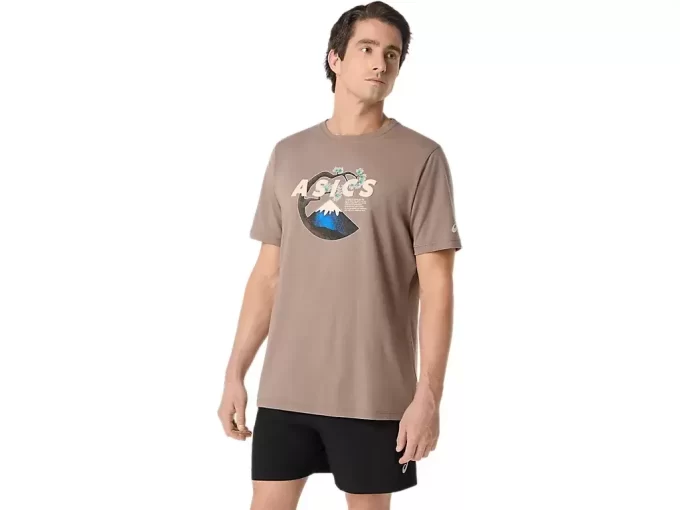 T-SHIRT UNISEX ASICS OUTDOOR A MANICHE CORTE