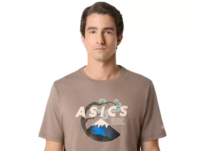T-SHIRT UNISEX ASICS OUTDOOR A MANICHE CORTE