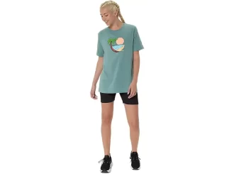 T-SHIRT UNISEX ASICS PALM IN THE SUN A MANICHE CORTE