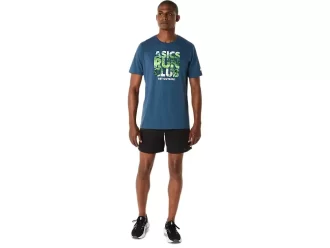 T-SHIRT UNISEX ASICS RUN OUTSIDE CLUB A MANICHE CORTE