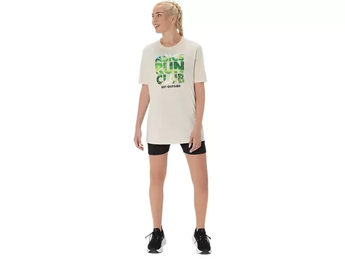 T-SHIRT UNISEX ASICS RUN OUTSIDE CLUB A MANICHE CORTE