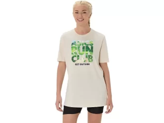 T-SHIRT UNISEX ASICS RUN OUTSIDE CLUB A MANICHE CORTE