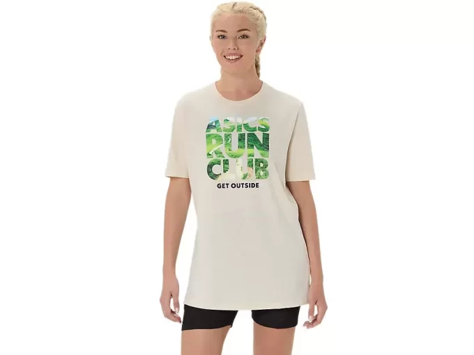T-SHIRT UNISEX ASICS RUN OUTSIDE CLUB A MANICHE CORTE