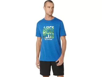 T-SHIRT UNISEX ASICS RUN OUTSIDE CLUB A MANICHE CORTE