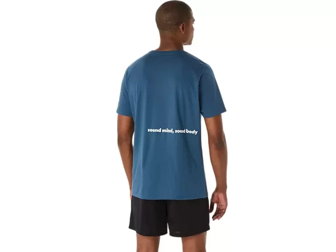 T-SHIRT UNISEX ASICS RUN OUTSIDE CLUB A MANICHE CORTE T-SHIRT UNISEX ASICS RUN OUTSIDE CLUB A MANICHE CORTE