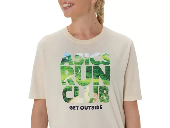 T-SHIRT UNISEX ASICS RUN OUTSIDE CLUB A MANICHE CORTE