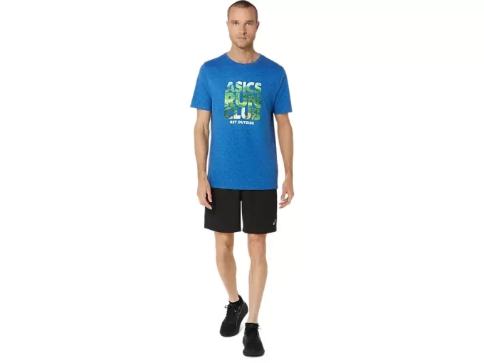 T-SHIRT UNISEX ASICS RUN OUTSIDE CLUB A MANICHE CORTE T-SHIRT UNISEX ASICS RUN OUTSIDE CLUB A MANICHE CORTE