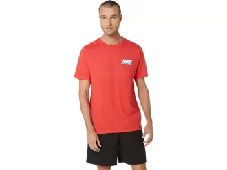 T-SHIRT UNISEX ASICS SMSB 1977 RUN CLUB A MANICHE CORTE
