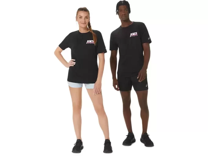 T-SHIRT UNISEX ASICS SMSB 1977 RUN CLUB A MANICHE CORTE T-SHIRT UNISEX ASICS SMSB 1977 RUN CLUB A MANICHE CORTE