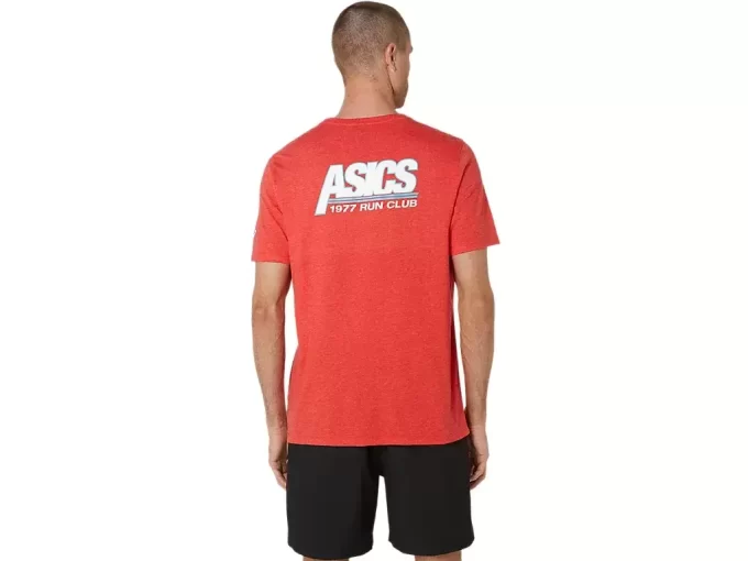 T-SHIRT UNISEX ASICS SMSB 1977 RUN CLUB A MANICHE CORTE