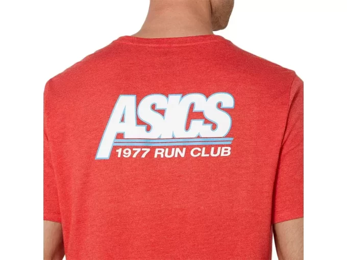 T-SHIRT UNISEX ASICS SMSB 1977 RUN CLUB A MANICHE CORTE