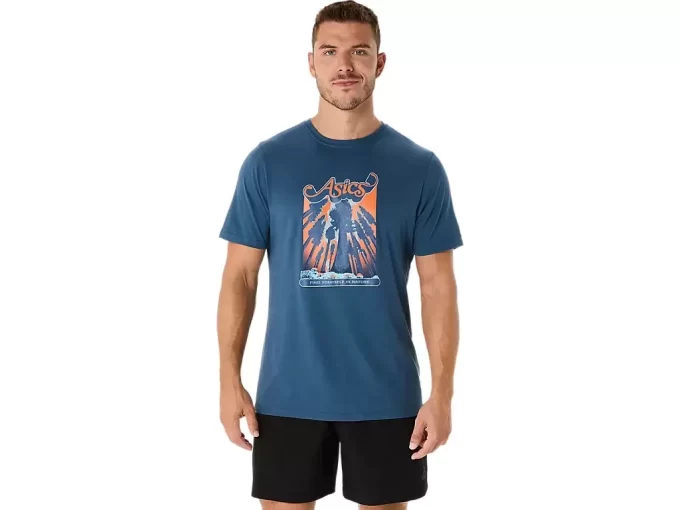 T-SHIRT UNISEX ASICS WANDER A MANICHE CORTE