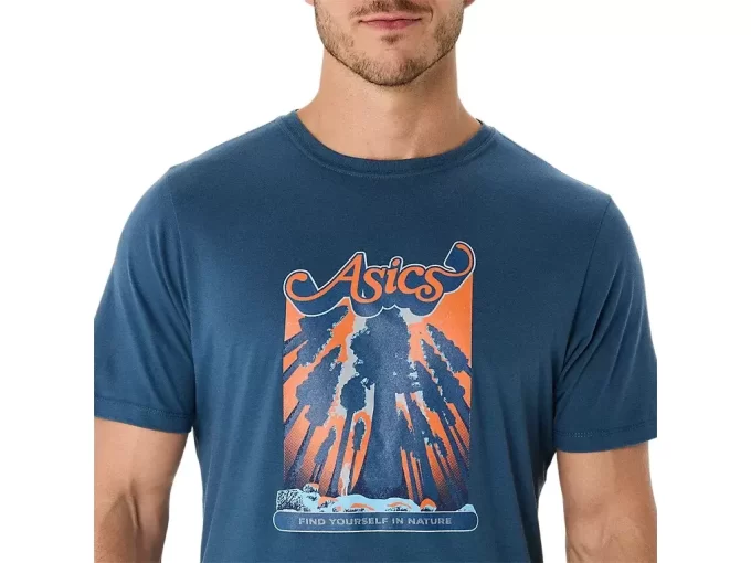 T-SHIRT UNISEX ASICS WANDER A MANICHE CORTE