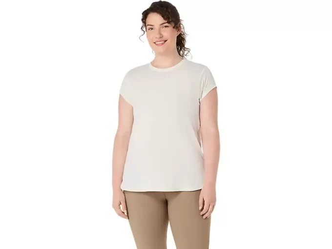 TOP A GIROCOLLO MELANGE DA DONNA