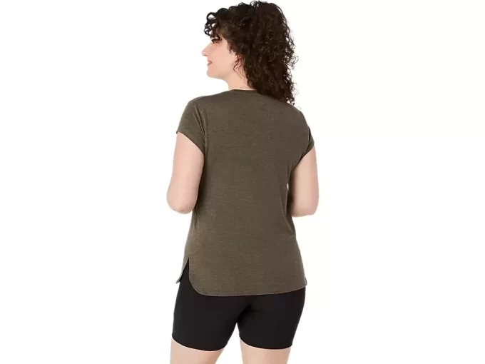 TOP A GIROCOLLO MELANGE DA DONNA