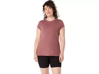 TOP A GIROCOLLO MELANGE DA DONNA