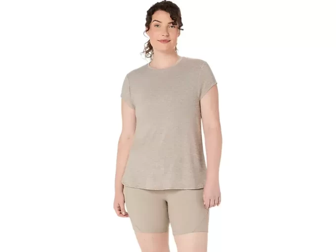 TOP A GIROCOLLO MELANGE DA DONNA TOP A GIROCOLLO MELANGE DA DONNA