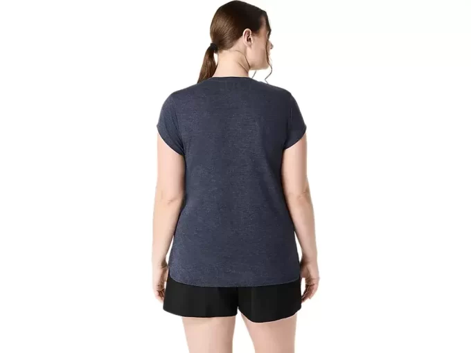 TOP A GIROCOLLO MELANGE DA DONNA