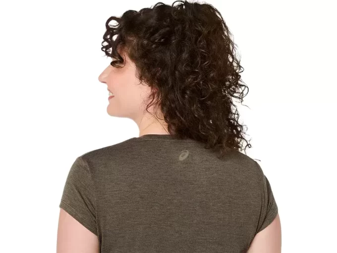 TOP A GIROCOLLO MELANGE DA DONNA