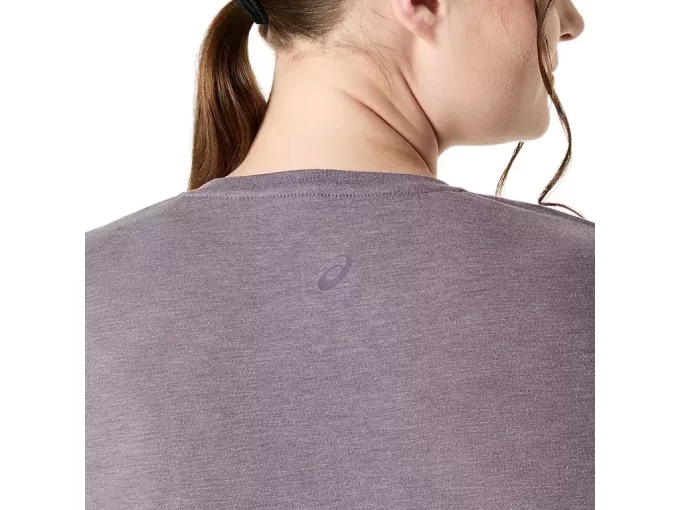 TOP A GIROCOLLO MELANGE DA DONNA