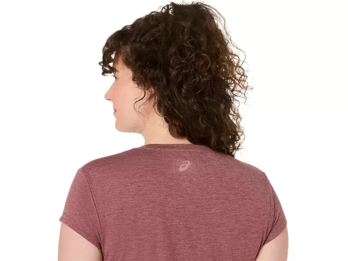 TOP A GIROCOLLO MELANGE DA DONNA