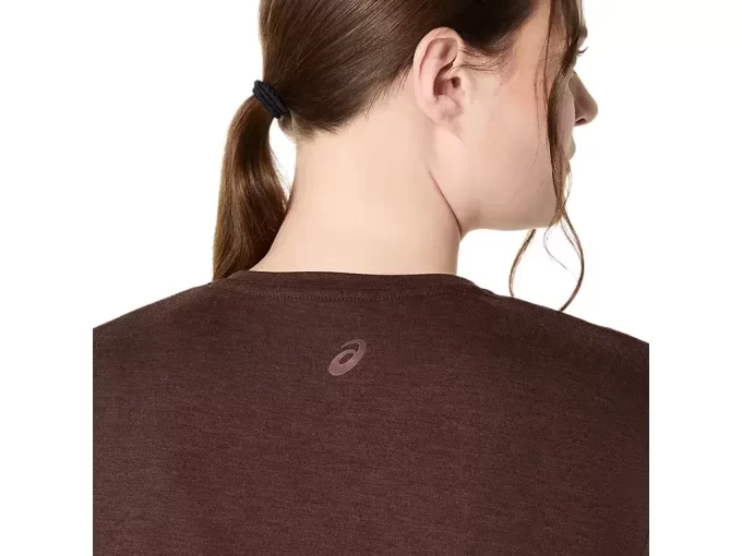 TOP A GIROCOLLO MELANGE DA DONNA