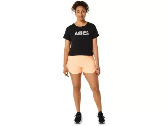 Top a maniche corte da donna Asics Daisy Crop