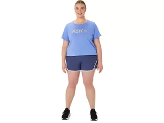 Top a maniche corte da donna Asics Daisy Crop