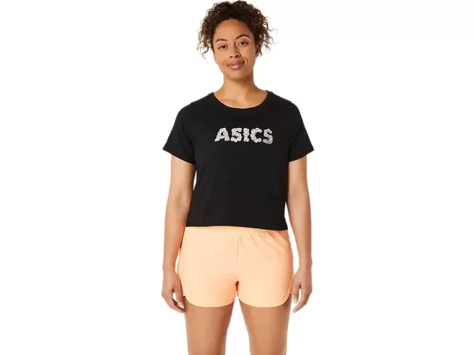 Top a maniche corte da donna Asics Daisy Crop