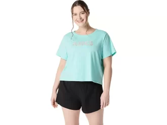 Top a maniche corte da donna Asics Daisy Crop
