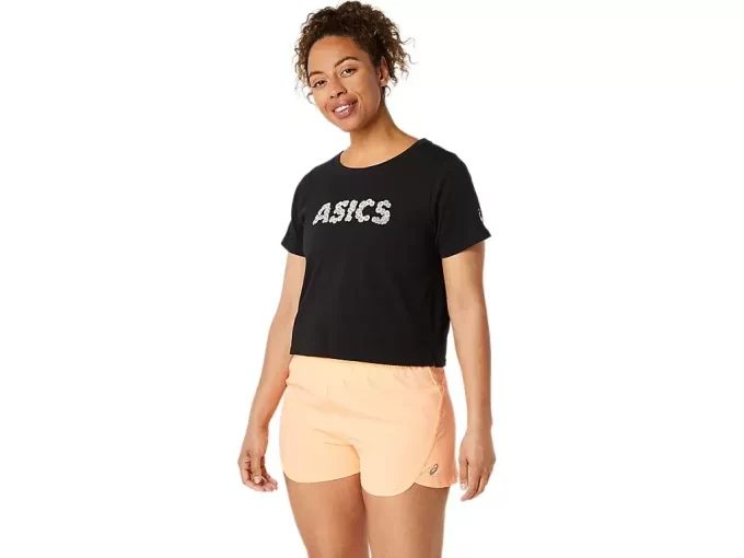 Top a maniche corte da donna Asics Daisy Crop