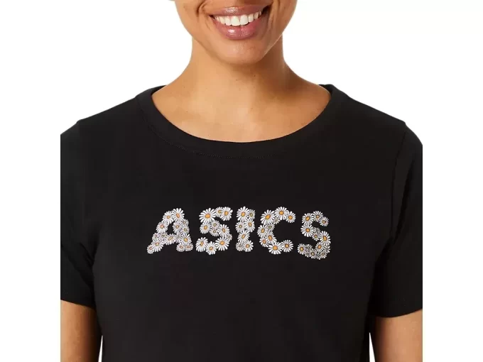 Top a maniche corte da donna Asics Daisy Crop