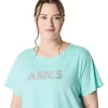 Top a maniche corte da donna Asics Daisy Crop