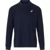 TOP A MANICHE LUNGHE CON 1/2 ZIP