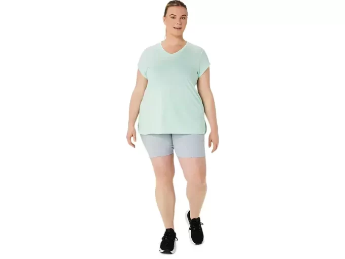 TOP DA DONNA CON SCOLLO A V IN MELANGE