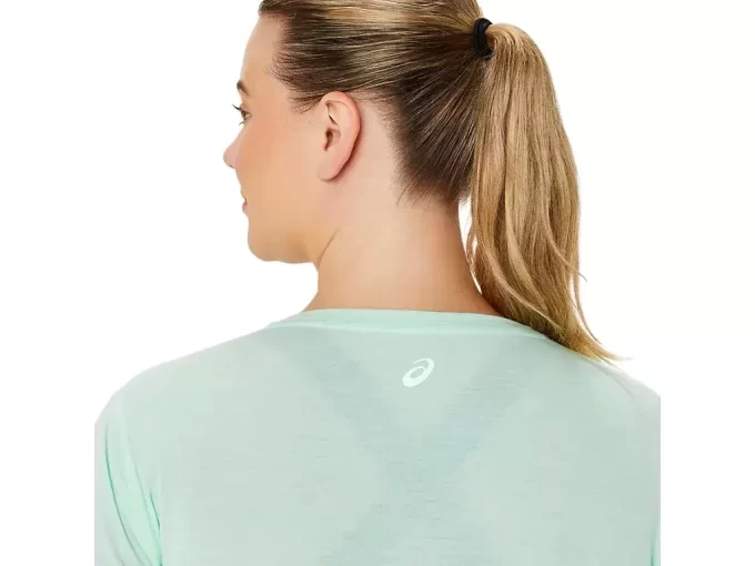 TOP DA DONNA CON SCOLLO A V IN MELANGE