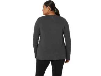 TOP MELANGE A MANICHE LUNGHE DA DONNA