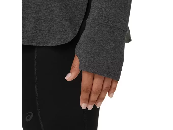 TOP MELANGE A MANICHE LUNGHE DA DONNA TOP MELANGE A MANICHE LUNGHE DA DONNA